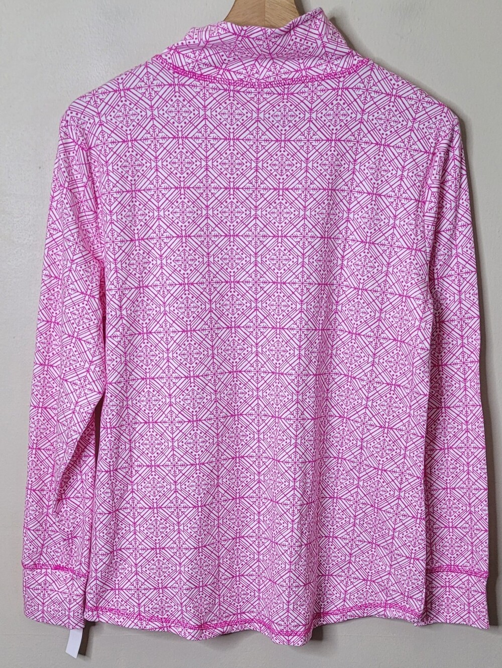 NWT T By Talbots Long Sleeve Snowflake Top LP - Picture 5 of 8
